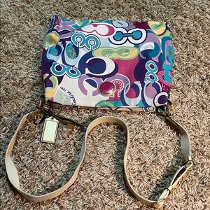 Coach Multicolor Crossbody Bag Poppy